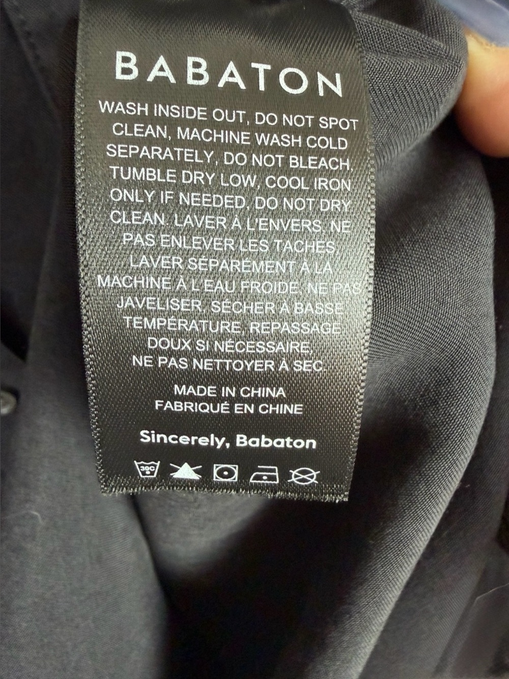 Babaton Aritzia Women’s Black Long Sleeve Button Down “Utility Blouse” SZ Small. - Picture 5 of 10